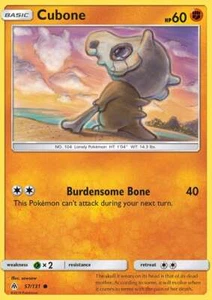Cubone - 57/131 Forbidden Light Common Pokemon Card - Picture 1 of 1