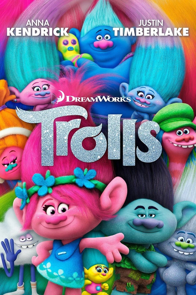 Dreamwork's Trolls Movie Poster | 2016 | 11x17 | NEW | USA - Image 1 of 1
