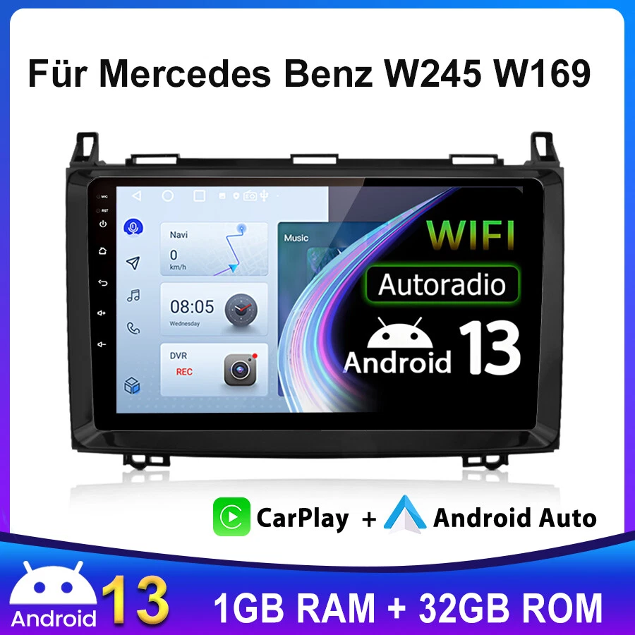 Für Mercedes A/B Klasse Vito Viano Carplay Android 13 Autoradio GPS NAVI BT DAB+ - Bild 1 von 4