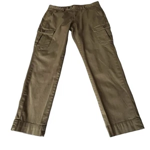 Brooks Brothers Mens 36 Army Green Cargo Pants Casual Stretch Military Gorpcore - Picture 1 of 12