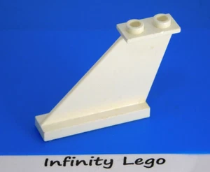 4 LEGO White Aviation Tail Plane Jet Aircraft (2340) - 4 Pieces - Picture 1 of 2