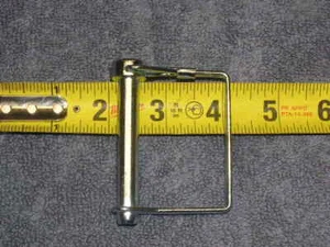 High Quality Carbon Steel Safety Pin Snap Square Shape Double Wire Lock 3/8 dia - Picture 1 of 7