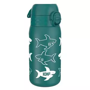 ION8 Leak Proof Thermal Steel Water Bottle, Insulated, Sharks, 320ml (11oz) - Picture 1 of 7