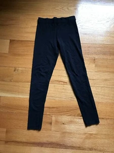 Girls Kids Unbranded Black Leggings Size 8 Stretch Cotton & Spandex - Picture 1 of 4