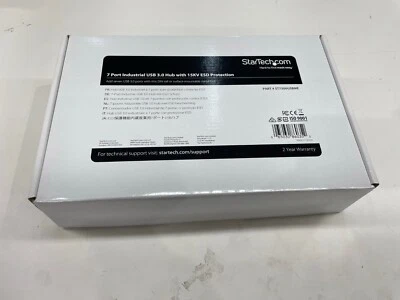 StarTech ST7300USBME 7-Port Industrial USB 3.0 Hub with ESD Protection - Image 1 of 2