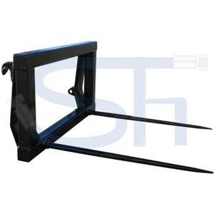 Rundballengabel Ballenspieß BallengabeI Euroaufnahme Ballentransportgabel 1100mm - Bild 1 von 2