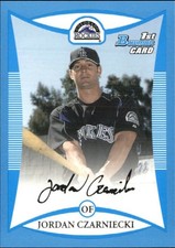 2008 (ROCKIES) Bowman Prospects Blue #BP77 Jordan Czarniecki /500