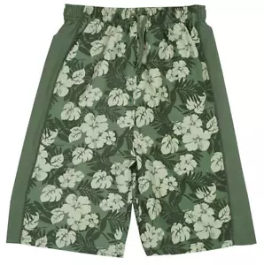 Jungenshorts Schwimmen hawaiianisch Blumenmuster Netz Einsatz Strand Surfbrett 3 bis 4 Jahre - Bild 1 von 2