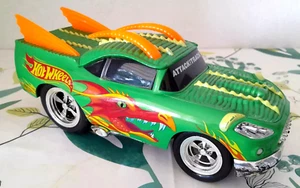Modellino Auto Hot Wheels Muscle Car King Dragon Fire RC - Foto 1 di 4