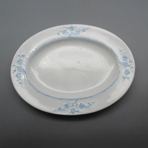 Spode Bone China GEISHA LIGHT BLUE Oval Serving Platter - Picture 1 of 3
