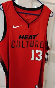 Nike MIAMI HEAT CULTURE #13 Adebayo Dry Fit Tank Jersey Size XL - Picture 1 of 1