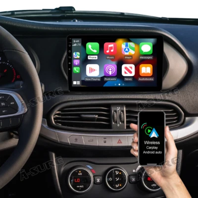 Autoradio Navigatore Android 10 Carplay 2+32GB WiFi per Fiat Tipo Egea 2015-2021 - Immagine 1 di 4