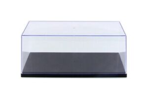 ACRYLIC DISPLAY CASE w.BLACK BASE FOR 1/24 Scale Diecast MODEL CARS