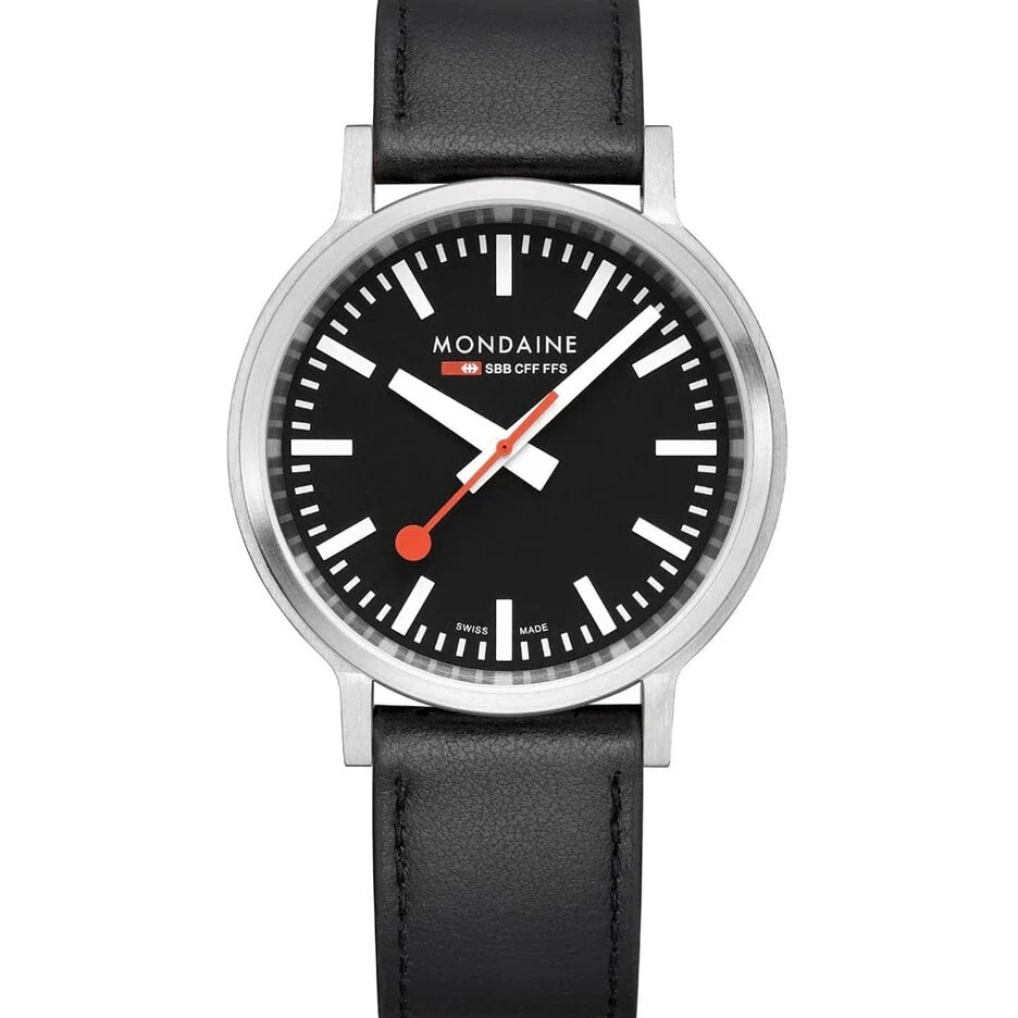 Mondaine MST.41020.LBV.2SE Mens Watch SBB Stop2Go 41mm 3ATM