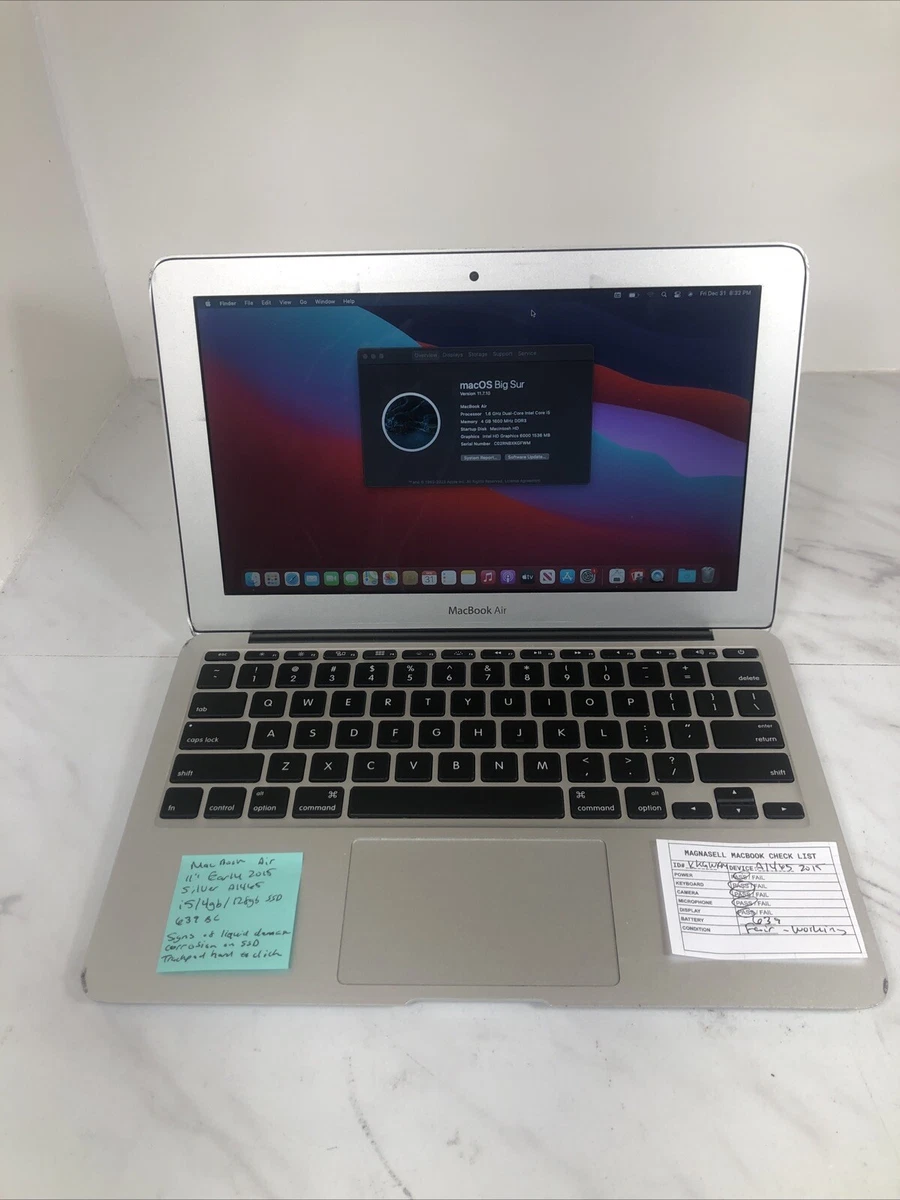 2015 Apple MacBook Air Intel Core i7 5th Gen. Laptops for sale | eBay
