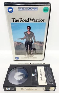 Vintage Mad Max The Road Warrior VHS Warner Home Video Black Clamshell Mint! 🎬 - Picture 1 of 21