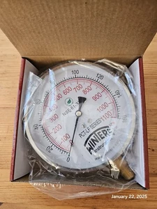 Winters PCT324LF PCT-LF Series Pressure Gauge 4.5" Dial size 1/4" NPT 0/160 NEW - Picture 1 of 4