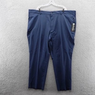 Walter Hagen Performance Golf Pants Big Tall 50x30 Navy BlueStretch NWT - Image 1 of 4
