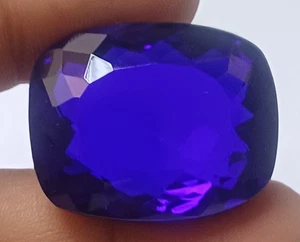 70.35 Ct. Large Blue Tanzanite Cushion Cut AAA+ Loose Gemstone Gift for Birthday - Picture 1 of 8