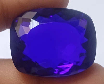 70.35 Ct. Large Blue Tanzanite Cushion Cut AAA+ Loose Gemstone Gift for Birthday - Image 1 of 4