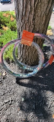 PAIR OF ODYSSEY BMX HAZARD LITE 20" RIMS '85 SPLATTER LIMITED EDITION - Image 1 of 4