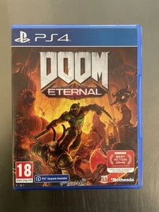DOOM Eternal PS4 (Sony PlayStation 4, 2020) CIB CleanTested Bethesda EU Region 2 - Imagen 1 de 3