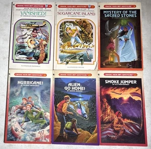 Choose Your Own Adventure Lot Of 6 Books • Mixed Numbers • Vintage Bantam - Imagen 1 de 6