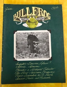 Magazine Lot 1970's Bullfrog  Volume 1 #1,2,3,5,6,7,8 cond. good + better. Rare. - Bild 1 von 23