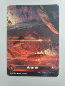MTG Mountain Edge of Eternities Borderless Land - Picture 1 of 1