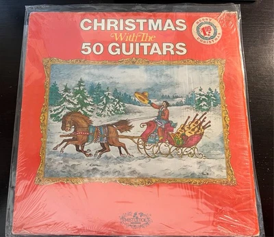 Christmas With The 50 Guitars LP VG+ Shrink VG+ Vinyl includes Replacement Liner - Image 1 of 4