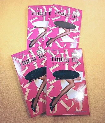 Винтажные нейлоновые чулки до бедра коллекция Laurena LJL 4 упаковки специальные эластичные - Изображение 1 из 4