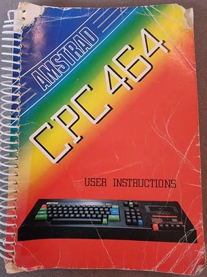 Amstrad CPC 464 User Instructions Manual Book Guide Official 1984 Vintage  - Image 1 of 4