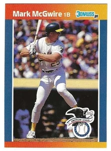 Donruss All-Stars #1 1989 Mark McGwire Oakland Athletics BV $1,25 - Imagen 1 de 1