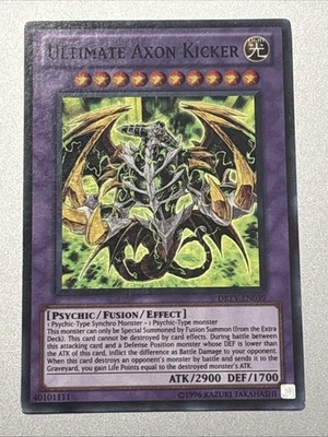 Ultimate Axon Kicker DREV-EN039 Duelist Revolution Unlimited Super Rare LP - Image 1 of 4