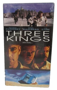 Three Kings - VHS - New / Sealed   George Clooney Mark Wahlberg Ice Cube - Picture 1 of 3