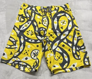 Patagonia Wavefarer Boardshorts Herren 32 mehrfarbig geometrisch Kordelzug 11" Surf - Bild 1 von 12