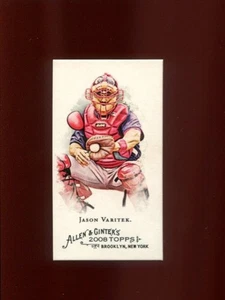 2008 Topps Allen & Ginter Mini A&G Back #134 - Jason Varitek ⚾ - Picture 1 of 3