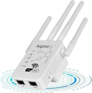Aigolink WLAN Repeater 1200 Mbit/s WLAN Verstärker 867MBit/s 5GHz + 300MBit/s - Afbeelding 1 van 1