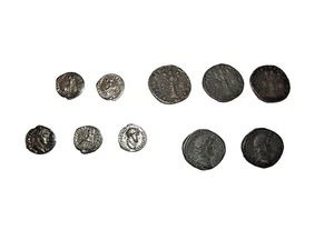 Set Of 10 Reproduction Roman Coins 5 Coins Of Each Design - Picture 1 of 1