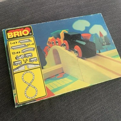 BRIO 33125 Wooden Train Set Made Sweden 1990s Vintage - Image 1 of 4