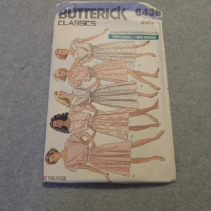 Butterick 6436 Dress Pattern Size 8–12 Uncut Classics Very Easy Pullover VTG - Picture 1 of 6