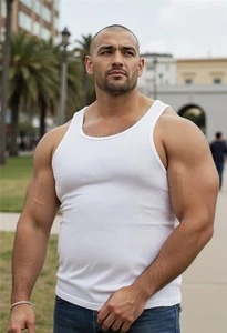 Athletic Fit A-Shirts (3er Pack) - Bild 1 von 6