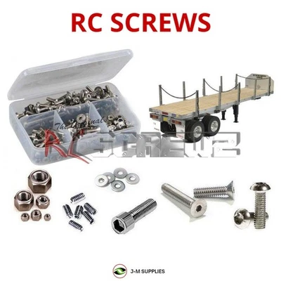 RCScrewZ Stainless Screw Kit tam189 for Tamiya Flatbed Trailer 1/14 56306 | SET - Image 1 of 4