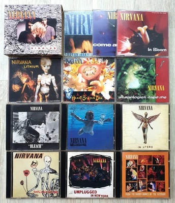 Nirvana Lot 6 CD Singles Box Set Bleach Nevermind In Utero Incesticide Unplugged Foto 1 de 4