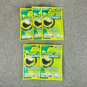 Super Clean The High-Tech Cleaning Compound 5 Pack Computer Gaming Kills Germs - Picture 1 of 7