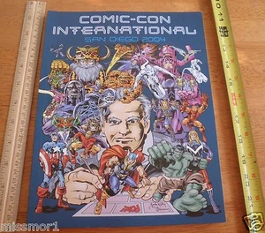 San Diego Comic-Con 2004 Programm Jack Kirby Thor Captain America Hulk Silber cvr - Bild 1 von 1