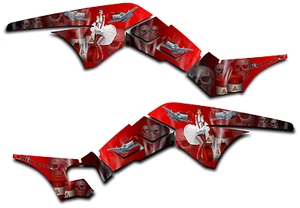 HONDA TRX250R GRAPHICS DECAL KIT AMERICAN HERO TRX 250 R STICKER PINUP RED - Bild 1 von 1
