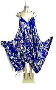 GOA BEACHWEAR BY JAPNA Tropical Taschentuchsaum Cover Up Strand Gr. M #1450 - Bild 1 von 17
