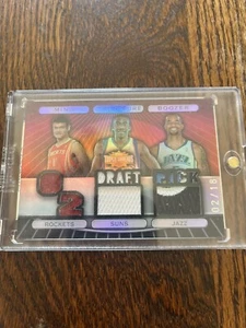 2007-08 Topps Triple Threads Yao Ming/Amare Stoudemire/Carlos Boozer 2/18 - Picture 1 of 3