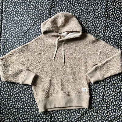 Sudadera con capucha corta North Face color topo talla XS Foto 1 de 4